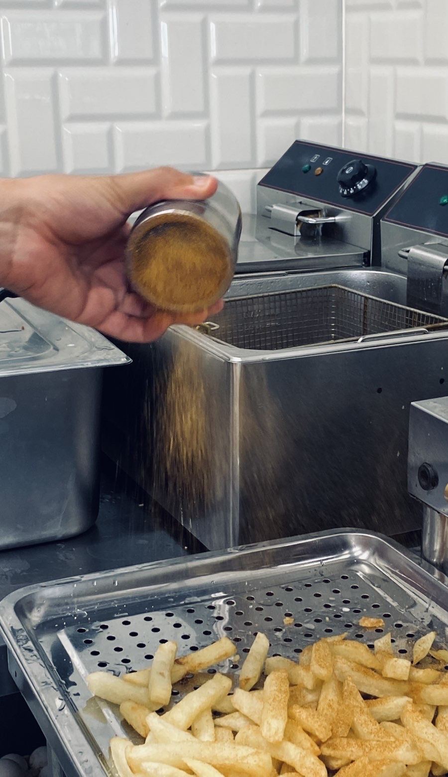 Assaisonnement des frites