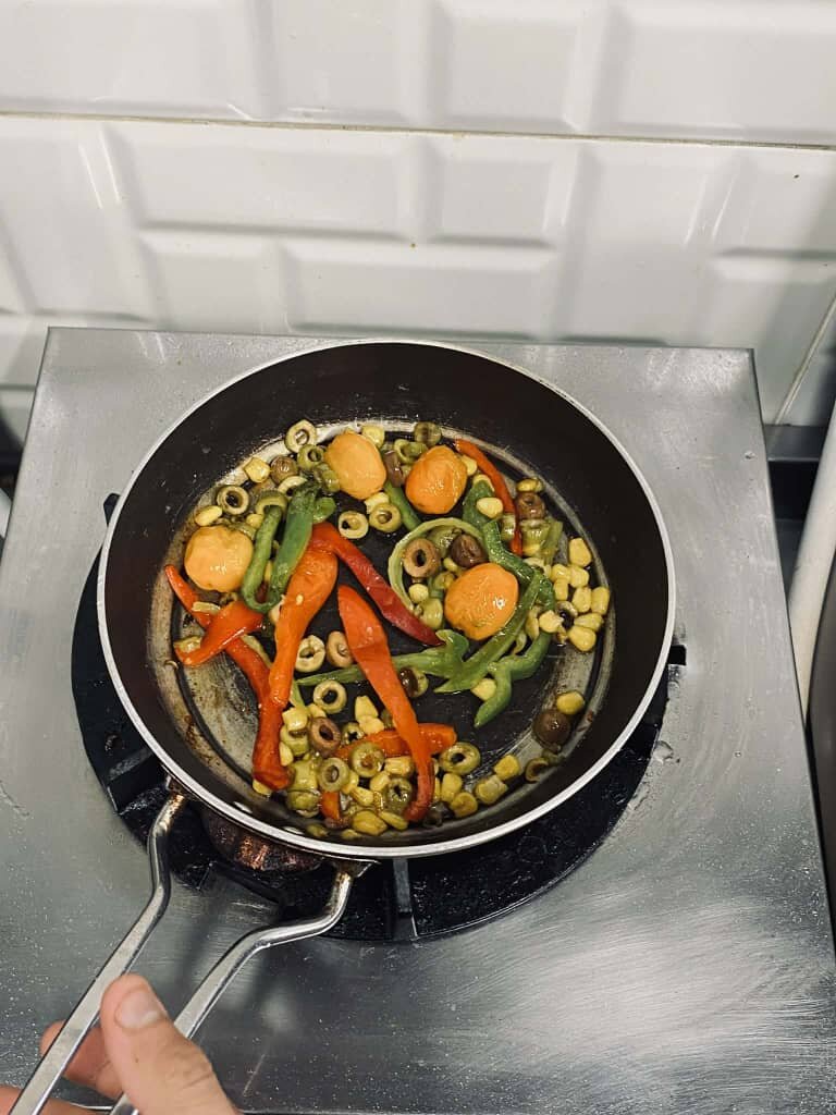Légumes sautés à la poêle